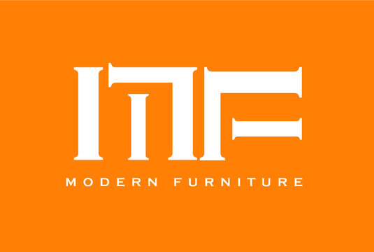 M F logo and vector design. 