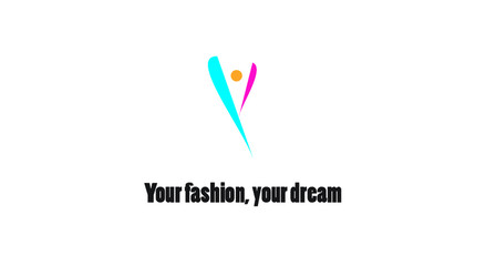 colorful fashion logo for your business.