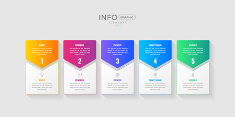 Modern Business Infographic elements. Timeline infographic template design. Minimal Infographics for business concepts. Can be used for infographics, flow charts, presentations, web sites, etc.