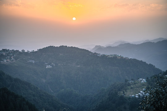 Sunset in McLeod Ganj India