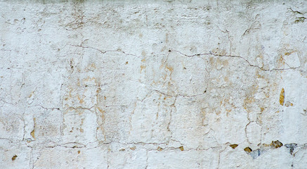 Old cracked concrete background textured stone building