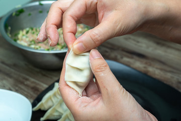 餃子作り