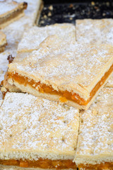 Traditional homemade biscuits sweet dessert delights, pastry during hotel brunch buffet