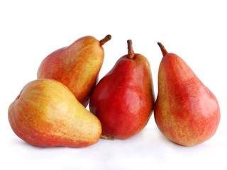 tasty,red pears as delicious fruits