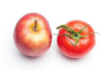 Red fruits, healthy fruits and with antioxidants