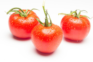 Red fruits, healthy fruits and with antioxidants