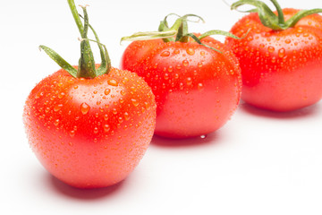 Red fruits, healthy fruits and with antioxidants