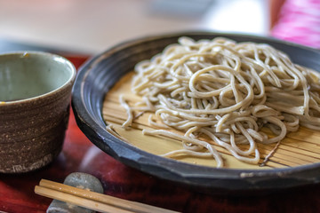 日本のざる蕎麦