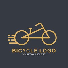 Bicycle logo design template