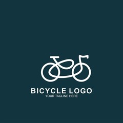 Fototapeta na wymiar Bicycle logo design template