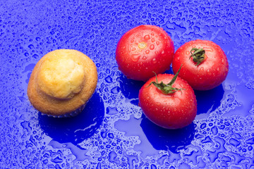 Red fruits, healthy fruits and with antioxidants