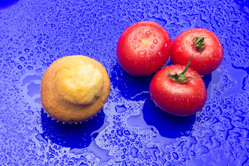 Red fruits, healthy fruits and with antioxidants