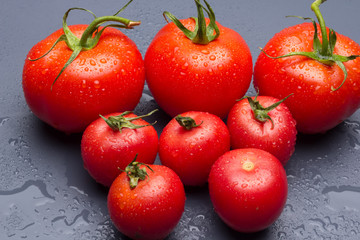 Red fruits, healthy fruits and with antioxidants