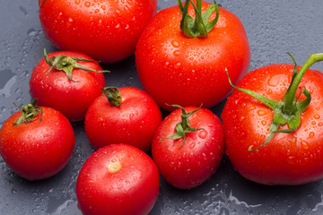 Red fruits, healthy fruits and with antioxidants