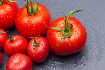 Red fruits, healthy fruits and with antioxidants