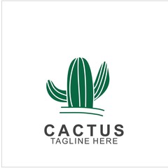 Cactus logo with creative concept