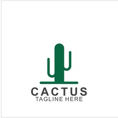 Cactus logo with creative concept