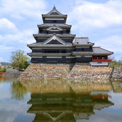 Matsumoto Castle. Japan landmarks.