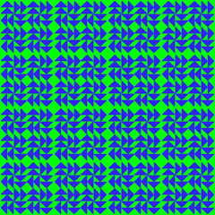 Illustration with repetitive geometric shapes covering the background. Drawing with colored pattern that can be used as a web pattern, wallpaper, digital graphics, gifts and artistic decorations.