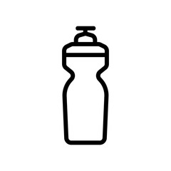 screw cap bottle icon vector. screw cap bottle sign. isolated contour symbol illustration