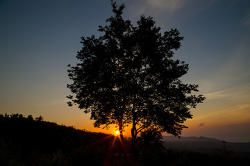Sunset in Bali Island