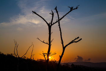 Sunset in Bali Island