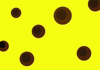 background with yellow cheese and holes