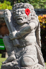 Detail of a Bali temple