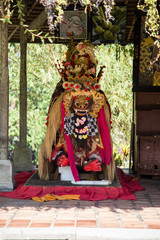 Detail of a Bali temple