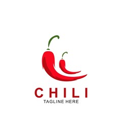 Chili logo design with modern concept