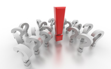 Challenge and competition concepts, original 3d rendering