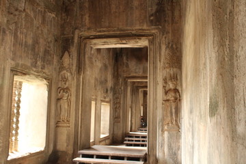 Fototapeta na wymiar temple in angkor 