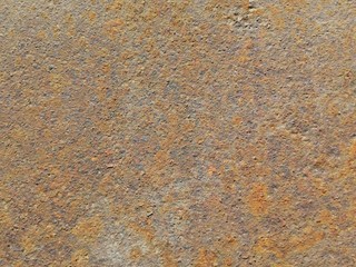 Textured background. Rust on the metal