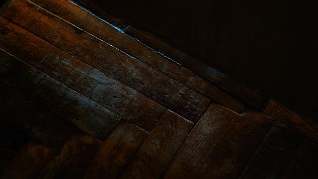 a strange shadow stuck a note with an inscription under the door