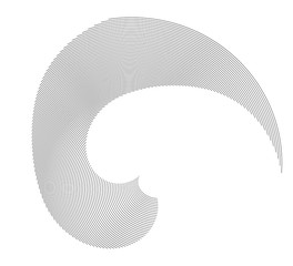 Circular Wireframe mesh circles lines effect logo element57