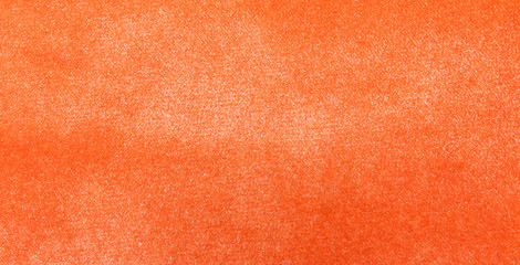 Fototapeta premium Orange smooth fabric background texture