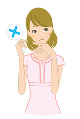 エステティシャンのお姉さんのイラスト