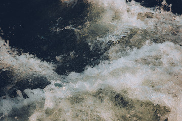 Different angle of water spread