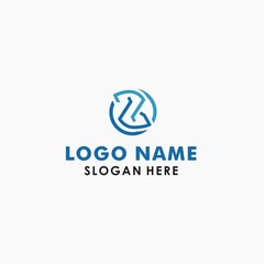 logo Z initial abstract for company