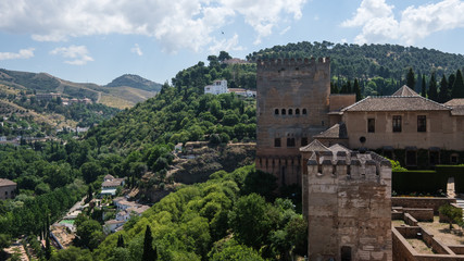 Fototapeta na wymiar Alhambra - Fortress, Granada, Andalusia, Spain