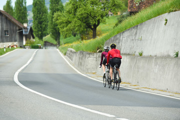 person riding a bike