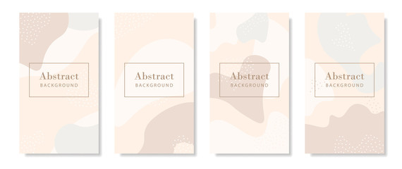Abstract pastel patterns for social media story