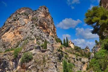 The Church in Moustiers Ste Marie