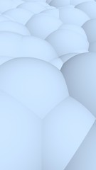 3d rendering picture of blue balls. Abstract wallpaper and background. 3D illustration