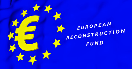 european union flag with euro sign