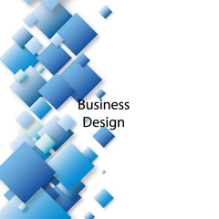 Abstract background with colorful squares. Business design template. Vector