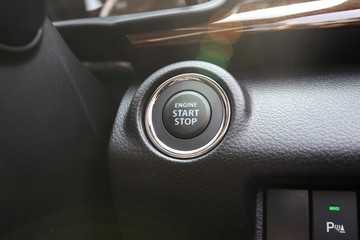 On and off button on the car