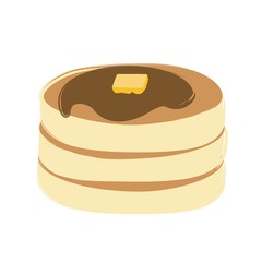 ホットケーキのイラスト