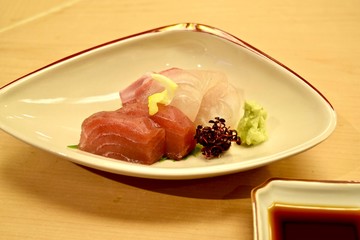 懐石料理のお刺身