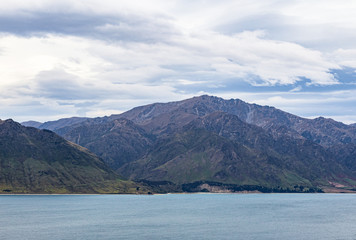 Hawea lake. South Island, New Zealand